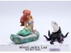 6" Ariel & 4.5" Ursula The Little Mermaid Disney Ceramic Figurines