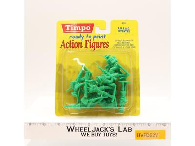 #43517 ANZAC Infantry Ready to Paint 54mm Action Figures Timpo NEW SEALED