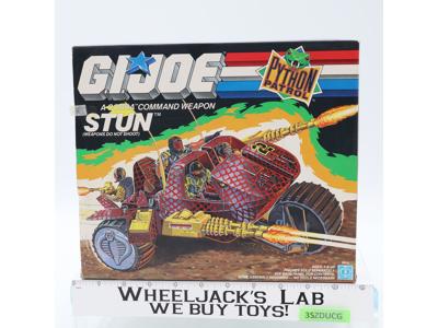 Cobra Stun GI Joe Python Patrol 1989 Hasbro Action Figure Vehicle NEW MIB