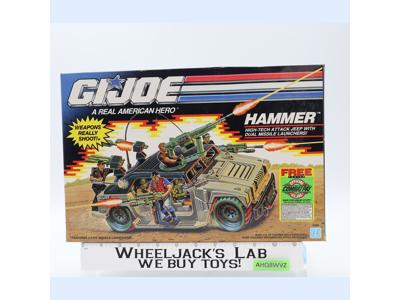 Hammer Humvee GI Joe 1990 Hasbro Action Figure Vehicle NEW SEALED
