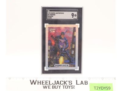 Punisher Holofoil Silver #6 SGC GRADED 9 Marvel Masterpieces 1994 Trading Card