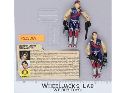 Tomax & Xamot V1 100% Complete G.I. Joe 1985 Hasbro Vintage Action Figure