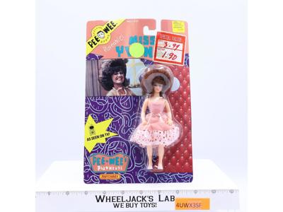 Miss Yvonne Pee-Wee's Playhouse 1988 Matchbox Action Figure NEW SEALED