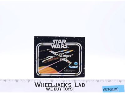 X-Wing Cover First 12 Mini Toy Catalog Insert ORIGINAL Star Wars 1978 Kenner