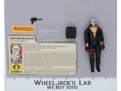 Destro V1 100% Complete G.I. Joe 1983 Hasbro Vintage Action Figure