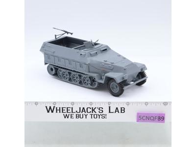 Gray German Sd.kfz Halftrack Tank WWII Plastic Toy Soldiers CTS 7" Long