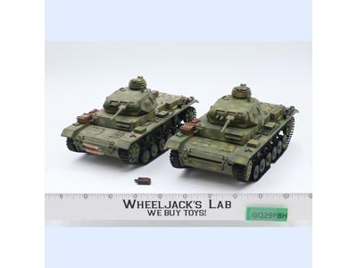 Set of 2 Panzer III WWII German Tanks 1/32 Ultimate Soldier 21st Century Toys