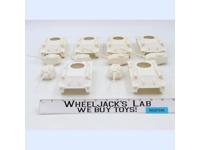 Lot of 6 White Russian T34 Tanks WWII Plastic Toy Soldiers CTS 7" Long NEW