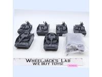 Lot of 7 Gray German Panzer Tanks WWII Plastic Toy Soldiers CTS 7.5" Long
