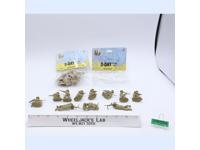 Lot of 22 NEW D-DAY British Troops Infantry WWII 1/32 Scale Soldiers Figures