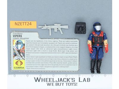 Vipers V1 100% Complete G.I. Joe 1986 Hasbro Vintage Action Figure