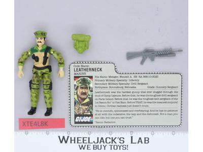 Leatherneck V1 100% Complete G.I. Joe 1986 Hasbro Vintage Action Figure