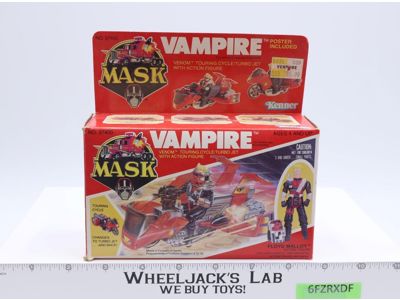 Vampire W/Floyd Malloy 100% Complete W/Box M.A.S.K. Kenner 1986 Action Figure