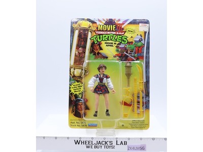 Movie III April Turtles TMNT 1992 Playmates Vintage UNPUNCHED MOSC NEW
