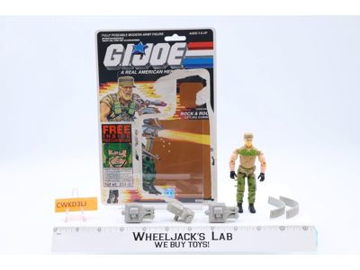 Rock & Roll V2 Complete W/Cardback 1989 G.I. Joe Hasbro Vintage Action Figure