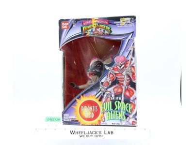 Pirantis Head Evil Space Alien Mighty Morphin Power Rangers 1994 Bandai Figure