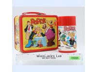 Popeye the Sailor Man Metal Lunch Box W/ Thermos 1980 Aladdin Vintage