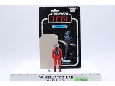 B-Wing Pilot 100% Complete 77 Back-A Star Wars ROTJ 1983 Kenner Figure NO REPRO