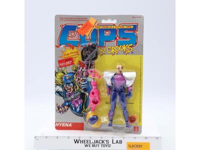 Hyena Cops N Crooks C.O.P.S. 1988 Hasbro Vintage Action Figure NEW MOSC SEALED