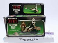 Speeder Bike 100% Complete W/Box Star Wars ROTJ 1983 Kenner Vehicle