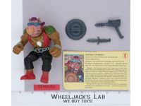 Bebop SOFT HEAD 100% Complete Teenage Mutant Ninja Turtles Playmates 1988 Figure