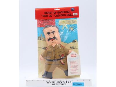 Beast of Baghdad Saddam Hussein Voo Doo Doll 1990 Laid Back Inc Toy NEW SEALED