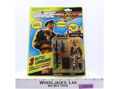 Stalker GI Joe Talking Battle Commanders 1991 Hasbro Vintage Action Figure