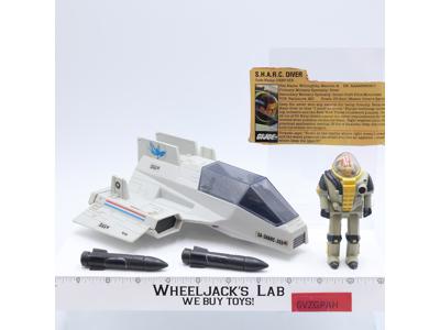 S.H.A.R.C. W/ Deep Six G.I. Joe 1984 Hasbro Vintage Action Figure Vehicle