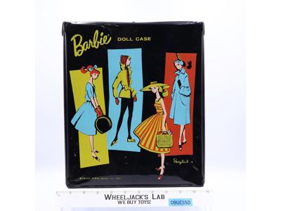 Barbie Doll Case W/ Barbie Doll Clothes & Accessories 1961 Mattel Vintage