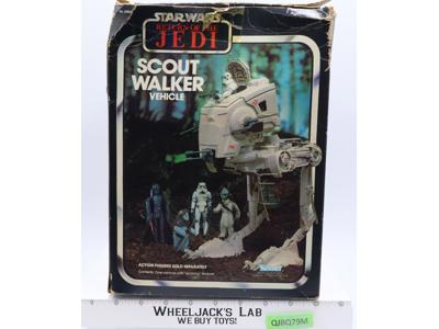 Scout Walker AT-ST 100% Complete W/ Box & Insert Star Wars ROTJ 1980 Kenner