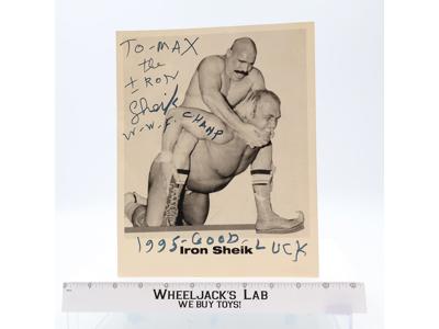 The Iron Sheik AUTOGRAPHED 8x10 Photograph WWF WWE Wrestling