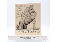 The Iron Sheik AUTOGRAPHED 8x10 Photograph WWF WWE Wrestling