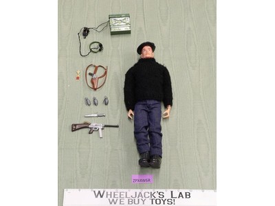 French Resistance Fighter 12" G.I. Joe SOTW 1964 Hasbro Vintage Action Figure