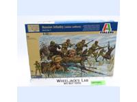 #6876 Russian Infantry Winter WWII 54mm 1/32 Model Kit 2006 Italeri NEW MIB