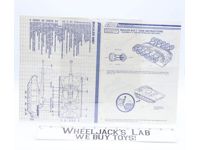 Mauler M.B.T. 1985 ORIGINAL Instructions/ Blueprints G.I. Joe Hasbro Vehicle