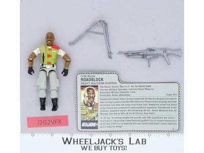 Roadblock V2 100% Complete G.I. Joe 1986 Hasbro Vintage Action Figure