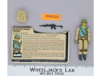 Airborne V1 100% Complete G.I. Joe 1983 Hasbro Vintage Action Figure