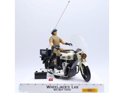 Highway Patrol Motorcycle W/ Figure CHIPS 1982 Pro-cision MGM Vintage Vehicle