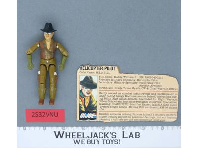 Wild Bill V1 100% Complete G.I. Joe 1983 Hasbro Vintage Action Figure