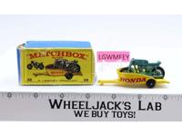 Honda Motorcycle & Trailer 38 Lesney Matchbox Series 1960's Made In England