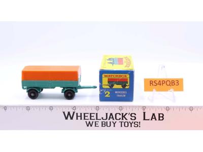 Mercedes Trailer 2 W Original Box Lesney Matchbox 1960's England