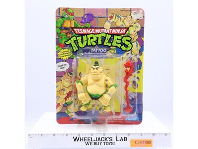 Tattoo Teenage Mutant Ninja Turtles TMNT 1991 Playmates NEW MOSC SEALED