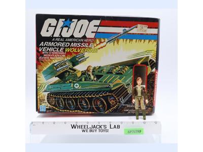 Wolverine W/ Cover Girl GI Joe 1983 Hasbro Action Figure Vehicle NEW MIB