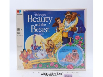 Beauty and the Beast 3D Gameboard Disney 1990s Milton Bradley NEW SEALED