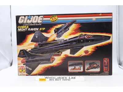 Cobra Night Raven W/ Strato-Viper GI Joe 1986 Hasbro Vehicle NEW SEALED