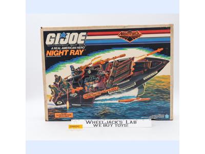 Night Ray GI Joe Night Force 1989 Hasbro Action Figure Vehicle NEW SEALED