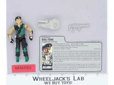 Dial-Tone V1 100% Complete G.I. Joe 1986 Hasbro Vintage Action Figure