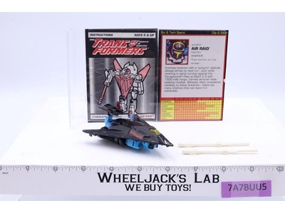 G2 Air Raid Cyberjet 100% Complete 1995 Hasbro Transformers Action Figure