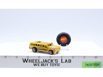 S'cool Bus Hot Wheels 1970 Mattel Redline RL Hong Kong School w/ Button Nice!