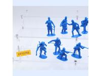 Lot of 13 NEW Blue Confederate Infantrymen Civil War 1/32 Scale CTS Toy Soldiers